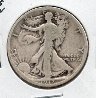 1917 S Reverse Walking Half Dollar Buy It Now photo