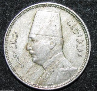 Egypt 2 Milliemes 1929 Africa World Coin (combine S&h) Bin - 1336 photo