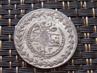 20 Para 1/2 Kurush 1223/20 Ah Mahmud Ii Constantinople Rare Silver Coin photo