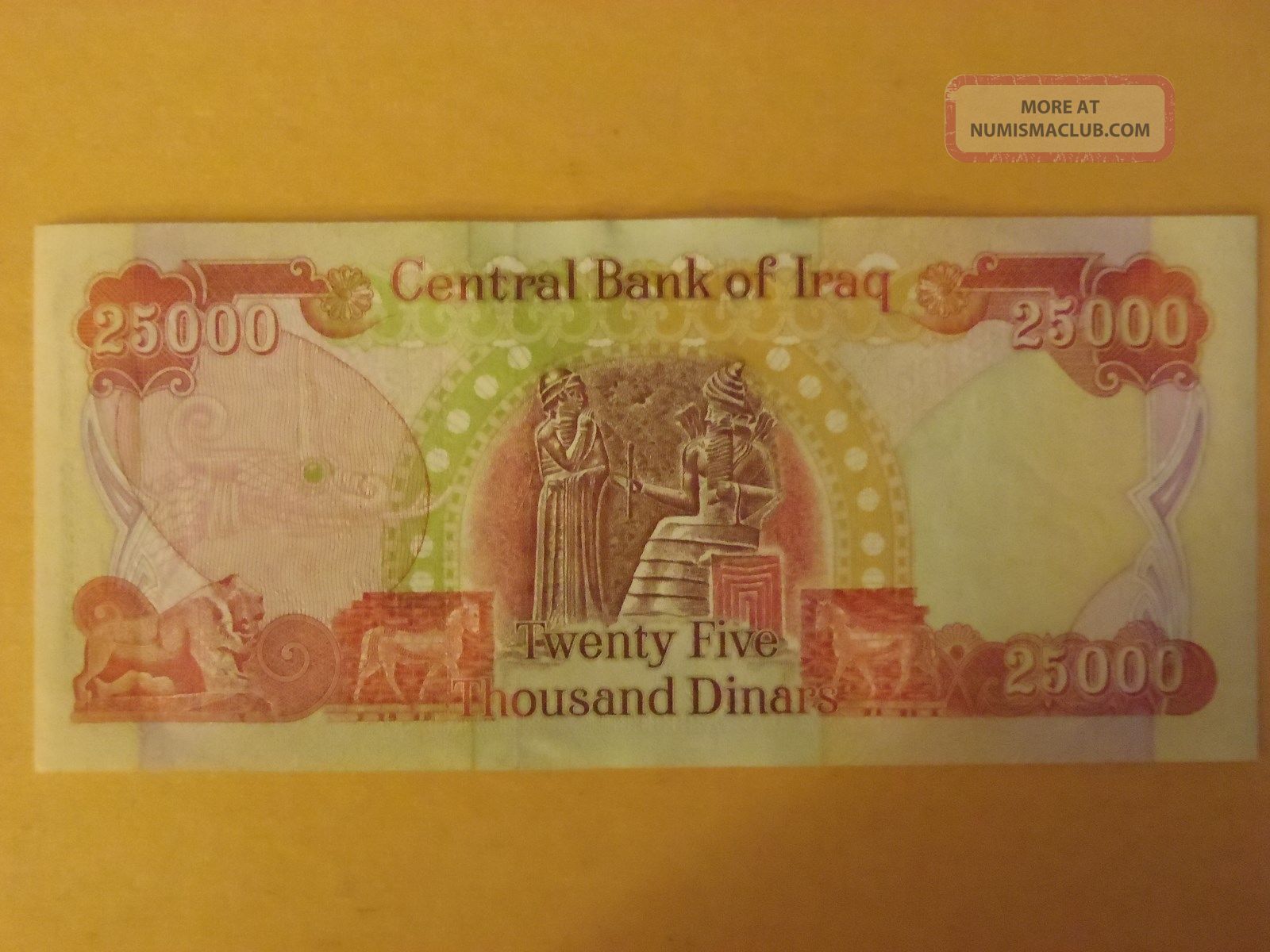 25 000 Iraqi Dinar Note 1 X 25000 Crisp Uncirculated Iraq Dinars 25-000-iraqi-dinar-note-1-x-25000-crisp-uncirculated-iraq-dinars