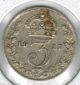 1917 Threepence Silver.  925 Fine Great Britain World War1 Coin Great Detail. UK (Great Britain) photo 2