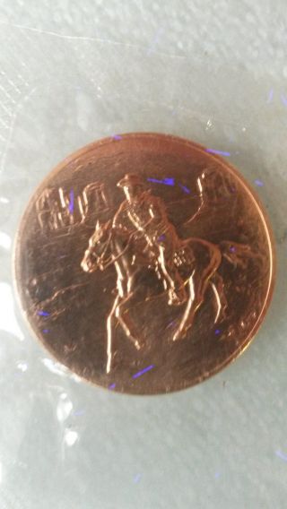 U.  S.  Bronze Medal John Wayne - Blister Pack photo