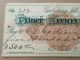 1873 $500.  47 Cheque With Stamp From The First National Bank Usa Paper Money: US photo 1
