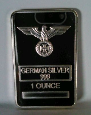 1 Troy Oz German Silver 