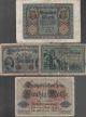 Old German Currency (4) 1920 - 100 Mark,  1914 - 50 Mark,  1904 - 5 Mark,  1914 - 5 Mark Europe photo 1