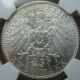 1901 - A German Prussia 2 Mark Ngc - Ms - 64 (bicentennial) Germany photo 2