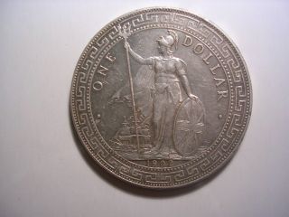 Great Britain 1902 Silver Dollar photo