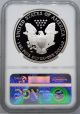 2005 - W $1 Ngc Pf70 Ucameo American (proof Silver Eagle) - Pf70 Rare.  999 1oz Silver photo 1