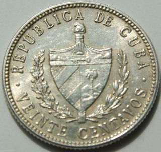 Caribbean Island Silver Coin 10 Centavos 1949 photo