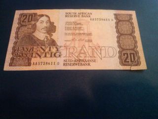 South Africa - - - - - 20 Rand 1989 - 1999 - - - - - - F photo