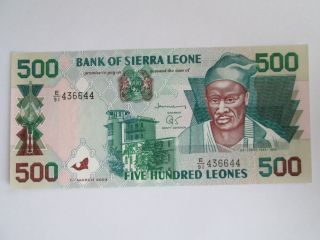 Sierra Leone 500 Leones 2003 P 23 Unc photo