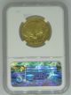 2008 - W $25 Gold American Buffalo.  9999 Fine Gold Ngc Ms70 1/2 Ounce Gold Key Gold photo 1