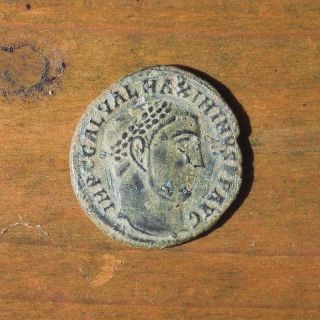 Maximinus Ii Daia Follis Roman Bronze Coin - Antioch photo