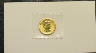 2013 1/10 Oz.  9999 Gold $5 Canadian Maple Leaf - Bu - Uncirculated - photo