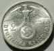 Third Reich Silver Coin 2 Reichsmark 1939 D.  625 Silver Germany photo 1