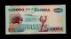 Zambia 10000 Kwacha 1992 G/a Pick 42a Unc -.  Banknote. Africa photo 1