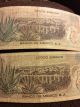 1969 El Banco De Mexico S.  A.  5 Peso Note Series 1a &1l North & Central America photo 7