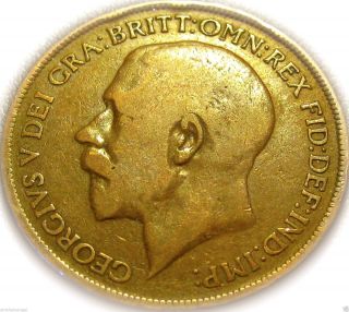 United Kingdom - English 1911 Penny Coin - King George V photo