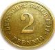 Germany - German Empire - German 1911g 2 Pfennig Coin Germany photo 1