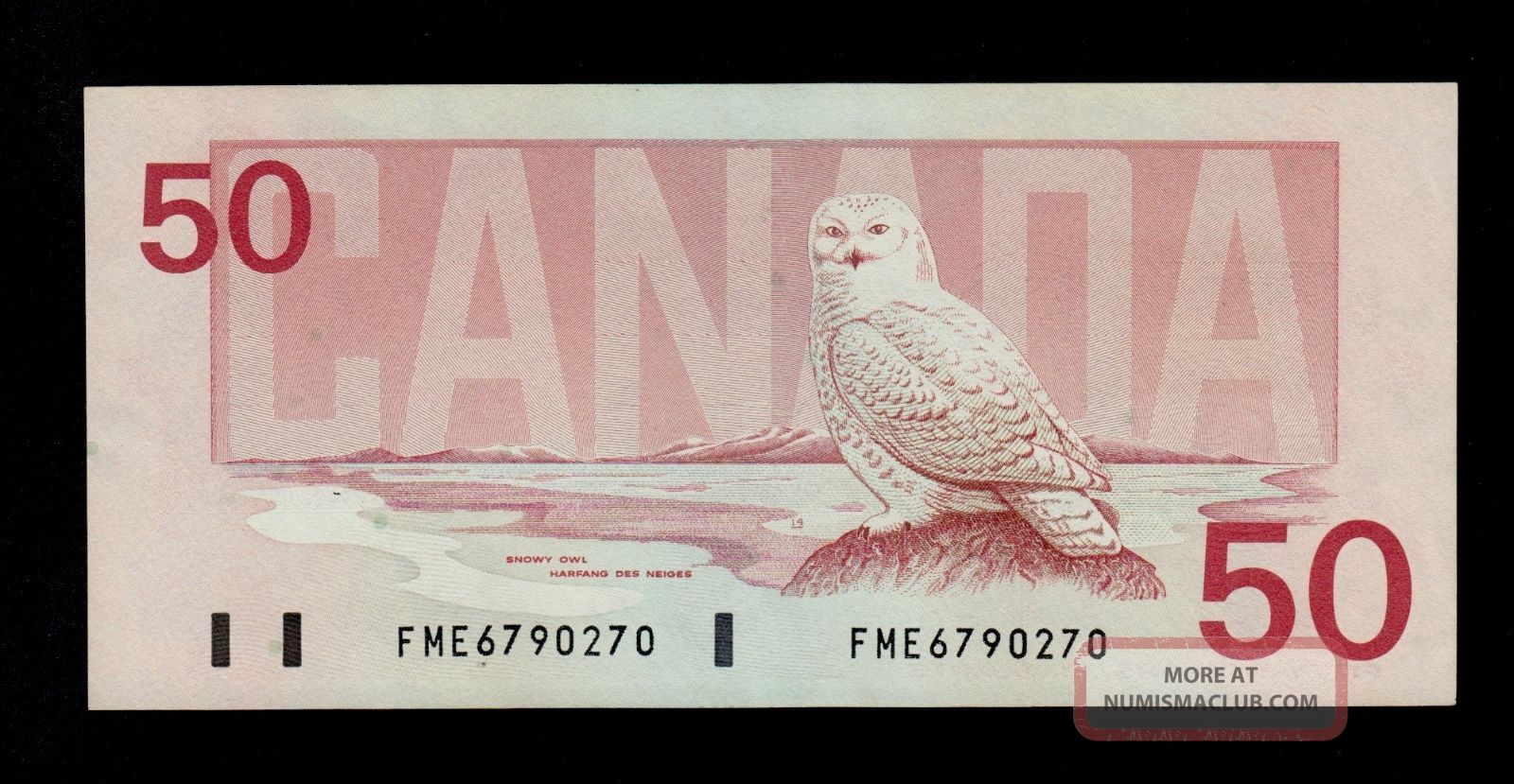 Canada 50 Dollars 1988 Fme Pick 98d Au Banknote canada-50-dollars-1988-fme-pick-98d-au-banknote