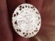 Antique 19c Mop Finely Hand Carved Chinese Token Canton.  Vintage Gaming Chip N°4 Exonumia photo 1