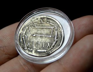 Islamic Abbasid Silver Dirham Coin Unidentified Probably Rare 2 photo