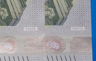 Greece 2x5 Euros Draghi (2nd Edidion) Y001 & Y002 Print Y Letter Unc photo