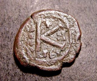 Justin Ii & Empress Sophia In 6th Cent Ad Thessalonica,  Byzantine Emperor Coin photo