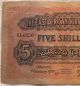 1933 East Africa 5 Shillings Banknote The East African Currency Board Nairobi Africa photo 1