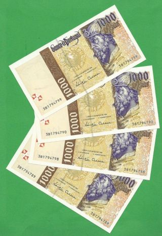Portuguese Banknote 1000 Escudos 12 - 03 - 1998 P - 188c (pedro Alvares Cabral) Unc photo