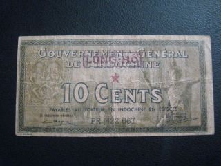 Indo - Chine 10 Cents 1939 Has 