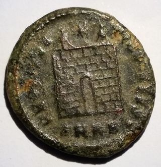 Ancient Roman Bronze Coin Constantine Ii 316 - 340 Ad As Caesar Campgate photo