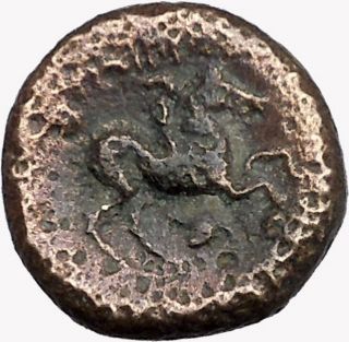 Philip Ii Alexander The Great Dad Olympic Games Ancient Greek Coin Horse I43329 photo