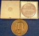 Eisenhower - Nixon 2nd Inauguration Commemorative Bronze Medal - By Maco Bv21 Exonumia photo 2