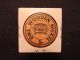 1956 Mitchell,  South Dakota Wooden Nickel Token - Mitchell,  Sd 75th Wood Coin Blk Exonumia photo 1