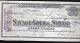 1916 Stock Certificate Savage Gold & Silver San Francisco 1858 - 1959 Existence Stocks & Bonds, Scripophily photo 2