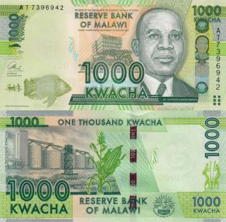 Malawi 1000 Kwacha (2013) - Chilembwe/bank Building/p62 - photo