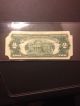 1953 $2 Dollar Bill Paper Money Red Seal Star Note Vintageusa Small Size Notes photo 1