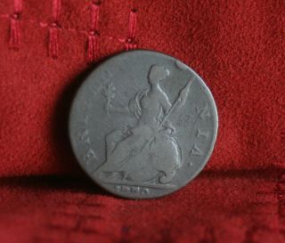 1770 Great Britain 1/2 Half Penny World Coin Britania Seated Uk England Rare photo
