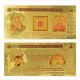 India Banknote Novelty Mahalakshmi Wealth Attraction Note 99.  9 24k Gold Paper Money: World photo 1
