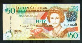 East Caribbean States 50 Dollars (2008) Pick 50 Unc. photo