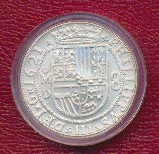 Mexico 1621 8 Real - Royal Presentation Strike - Silver From Treasure Ship Atocha photo