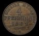 German States Prussia 4 Pfennig 1862 A Wilhelm I Km 483 Copper Coin,  Eagle Germany photo 1