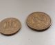 Paraguay 1951 50 Centimos Very Detailed Circulated Coin And 1947 10 Cents.  Lt214 South America photo 1