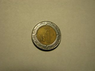 1993 Mexico - 1 Peso Coin photo