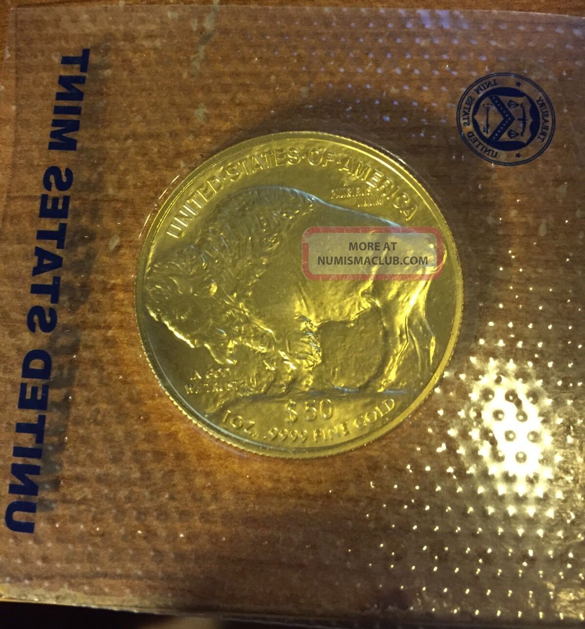 50 Dollar American Gold Buffalo 1 Oz. 2015 Uncirculated