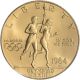 1984 - W Us Gold $10 Olympic Commemorative Brilliant Uncirculated - Pcgs Ms69 Gold photo 2