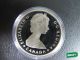 20 Cameo Proof Canada Silver Dollar Elizabeth Ii Dg Reggina Natl Parks 1885 - 1985 Gold photo 4