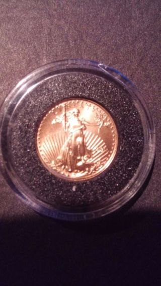 1995 $5 Gold American Eagle 1/10 Ounce Gold - Key Date Coin photo