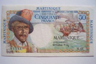 Martinique 50 Francs (1947) / P - 30a photo